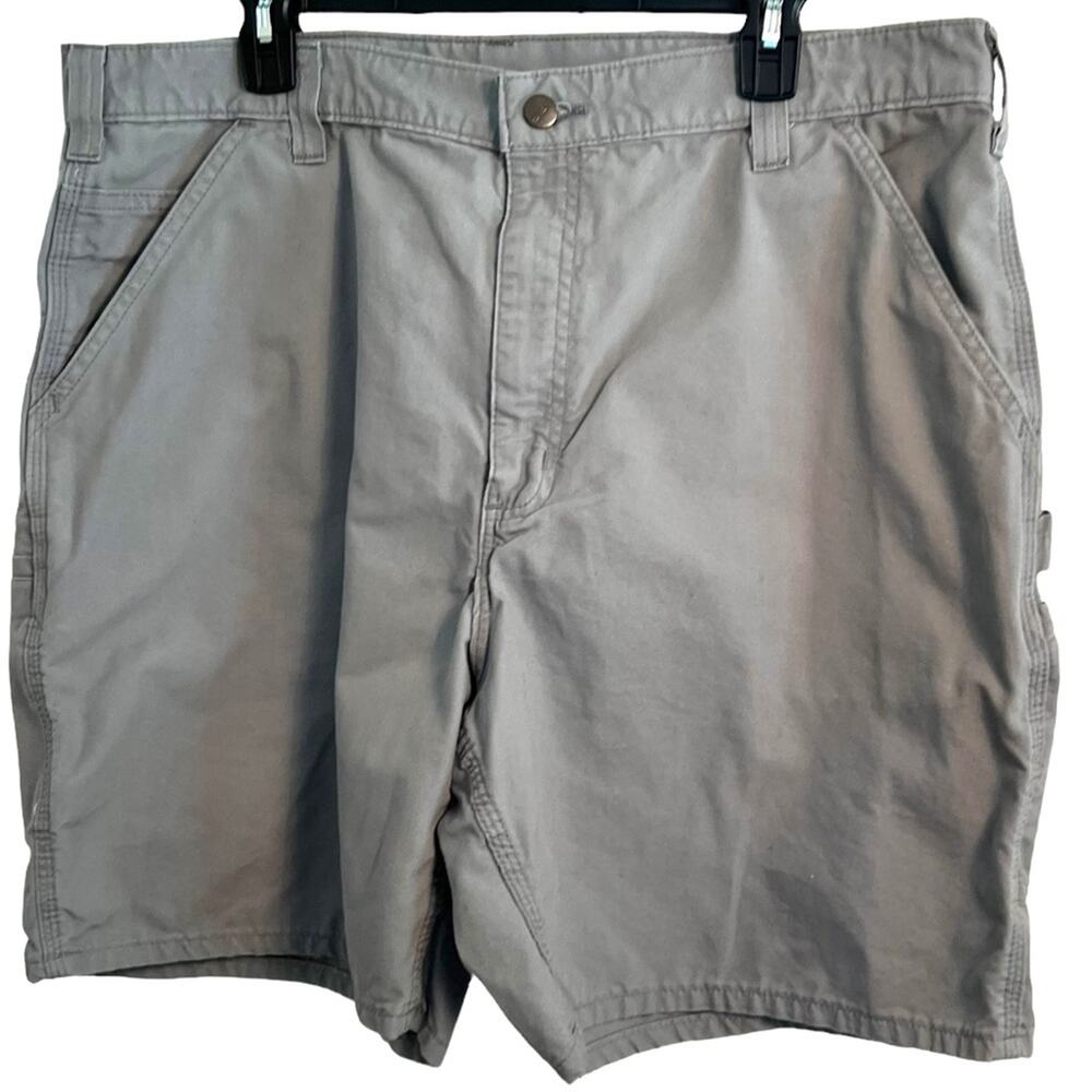 Carhartt Shorts Mens Size 40 Gray The Classic Cotton Work Utility